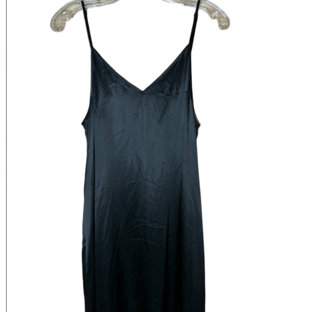 Favorite Daughter Classic Black Maxi Slip Dress Size Medium - Picture 5 of 14
